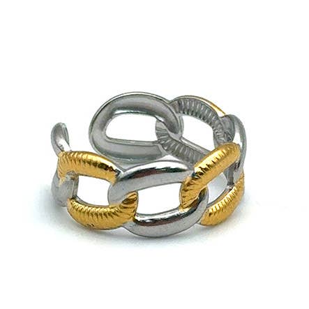 Tofarvet kædering for engroshandel hos LINK Jewelry