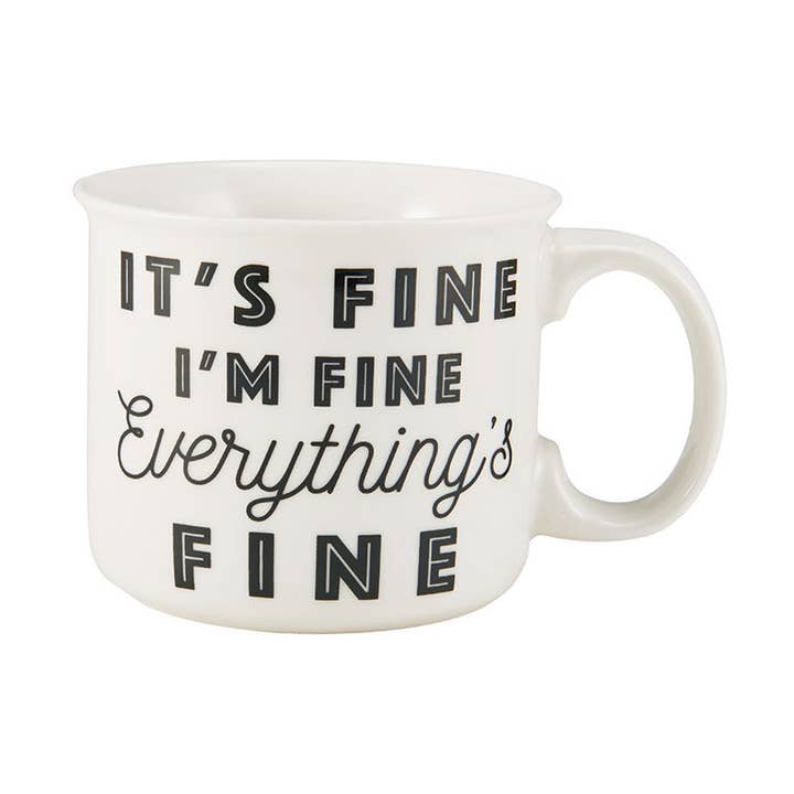 Fitz and Floyd® Mikasa® Pfaltzgraff® - Wholesale Coffee Mug - Pfaltzgraff 18OZ Mug Its Fine Im Fine Open Stock0
