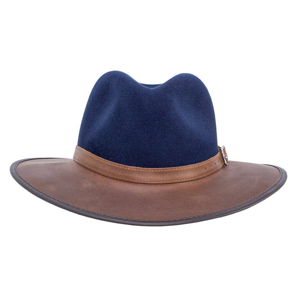 American Hat Makers - Wholesale Fedora - Unisex - Wool Felt Leather Outdoor Fedora Style - Summit35
