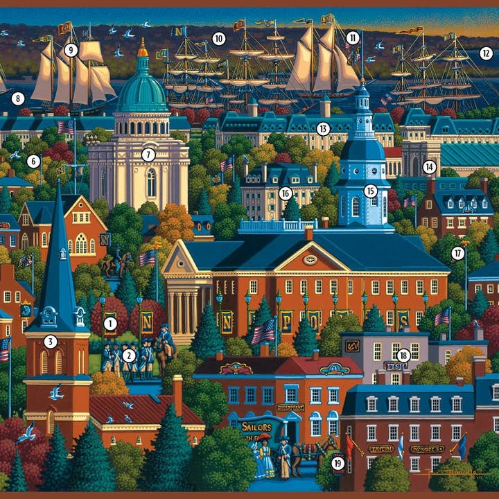 Boardwalk Puzzle Company - Wholesale Puzzle - Adult - Annapolis - 500 Piece2