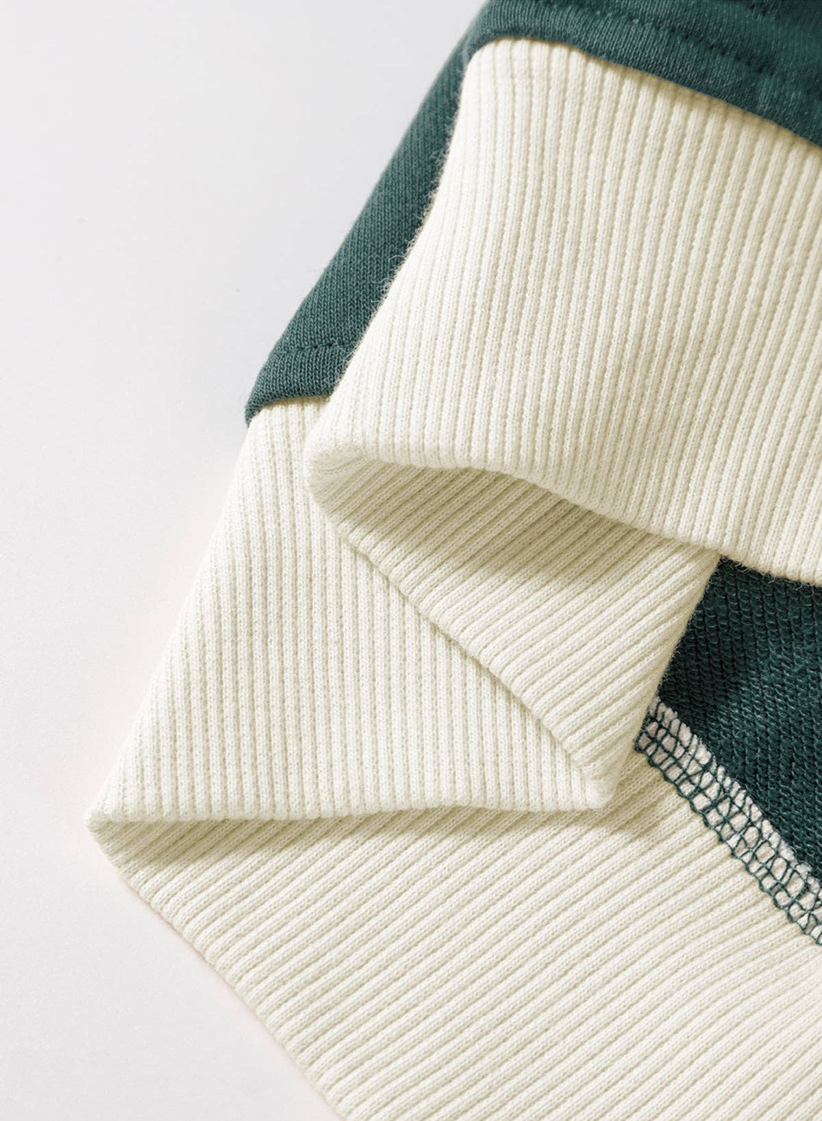 Lovesoft – Engroshandel Top- og nederdelsæt - Dame – Farvekontrast løs pullover og snørebånd i taljeskortsæt10