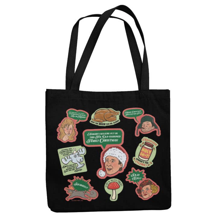 Christmas Vacation Movie Quotes Tote Bag for wholesale by Lucky Mfg. Co.