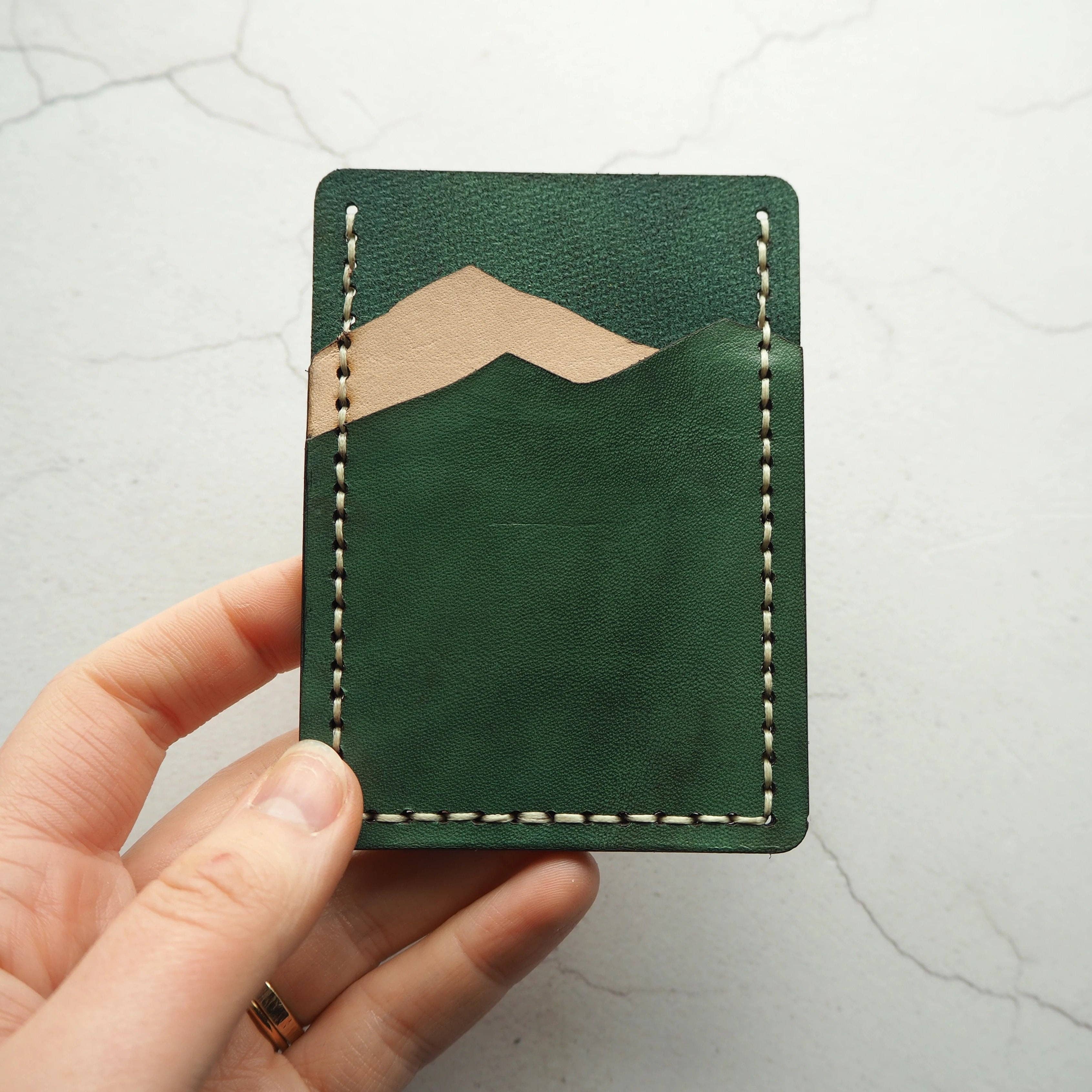 Hord - Wholesale Card Holder - Unisex - Mountain Card Holder - Teal and Natural