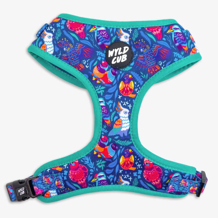 Flockin' Fabulous: Adjustable Dog Harness for wholesale by WYLD CUB