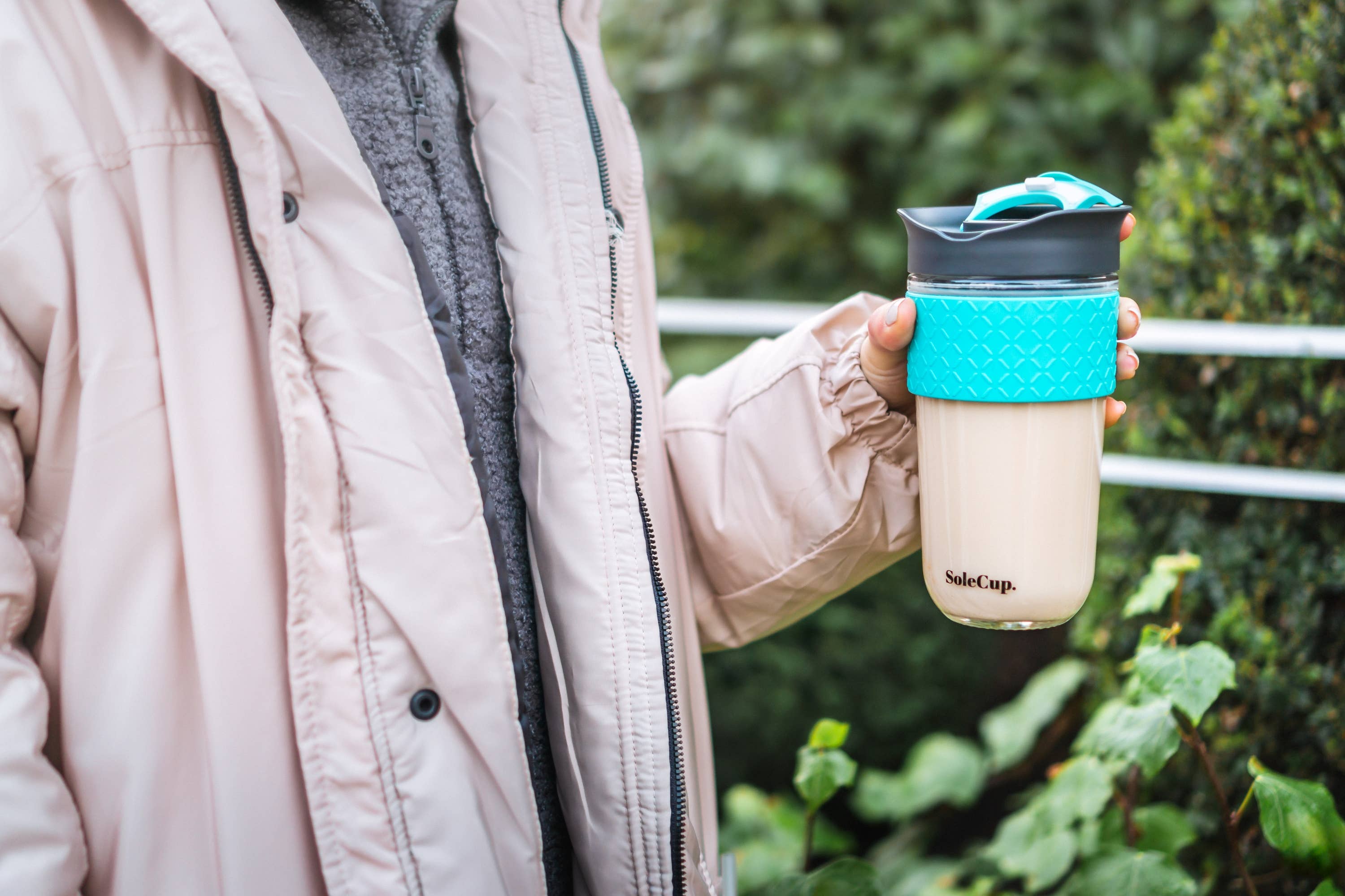 SoleCup - Wholesale Insulated Mug/Tumbler - SoleCup Glass Travel Mug 18oz (530ml) with Loose Tea Infuser10