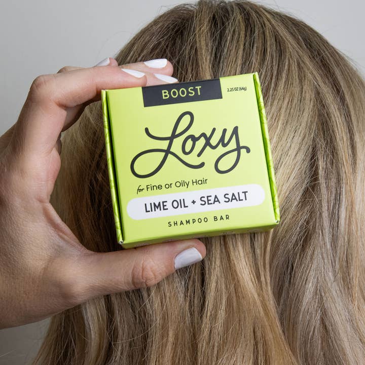 Loxy - Wholesale Shampoo Puck/Solid Shampoo - BOOST: Volumizing Shampoo Bar for Fine or Oily Hair