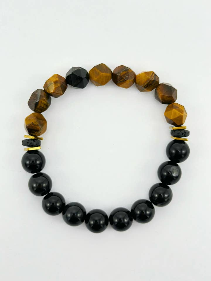 Stainless steel bracelet 324DS18 for wholesale by BYREN | ÉLINE L'ATELIER