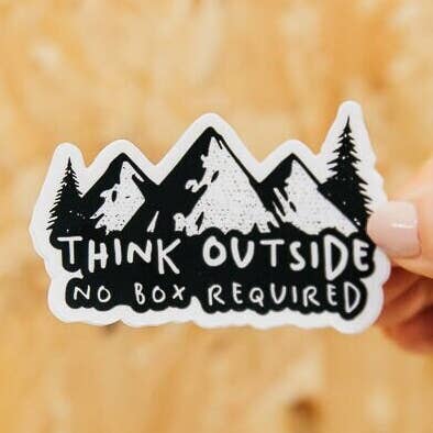 Adventure Vinyl Decal: Mountain, Van, Laptop & Bumper for wholesale by Golden Mountain