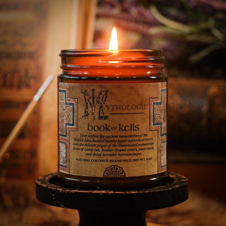 Mythologie Candles - Wholesale Jar/Filled Candle - Book of Kells1