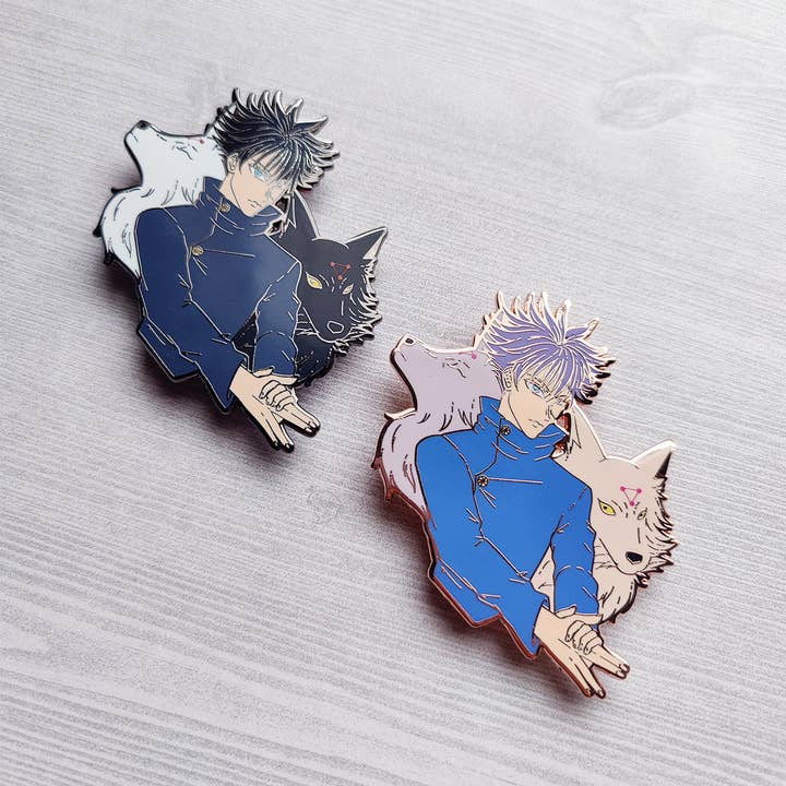 squibblefu - Wholesale Lapel Pin/Button - ***RETIRING last chance!*** Fushiguro | JJK Curse Fighters | Hard Enamel Pin3