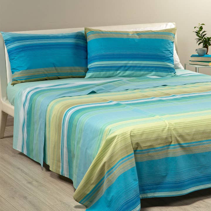 Lençóis de Cama em Algodão Rainbow Light Caleffi Home Moderno por atacado de caleffi spa