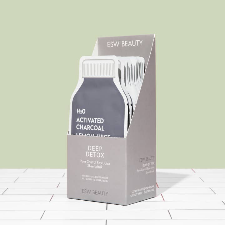 ESW Beauty – wholesale Skincare face mask – Deep Detox Pore Control Filled PDQ Display2