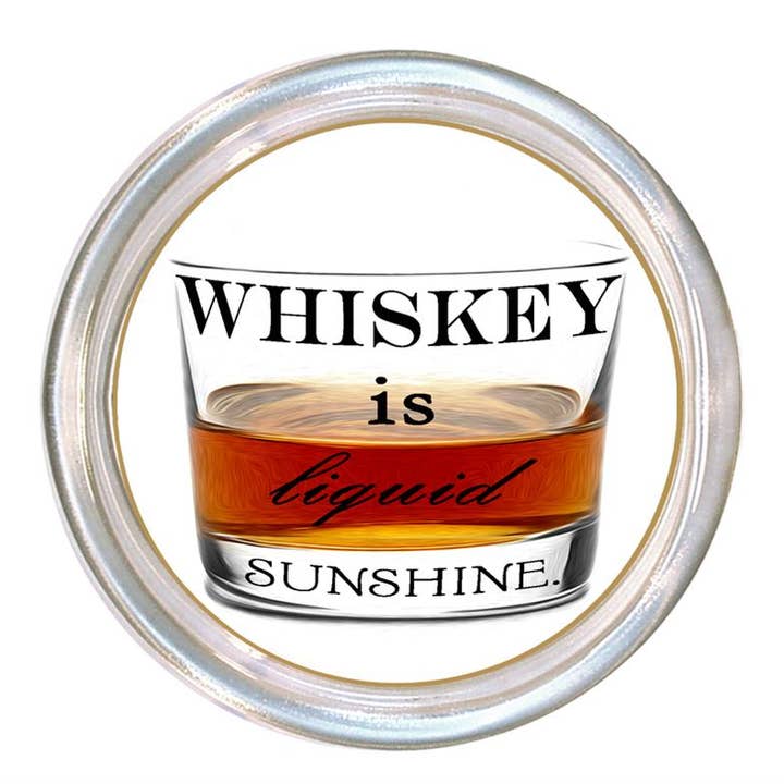 C8282-Le whisky est un Sunshine liquide. Coaster pour la vente par Marye-Kelley