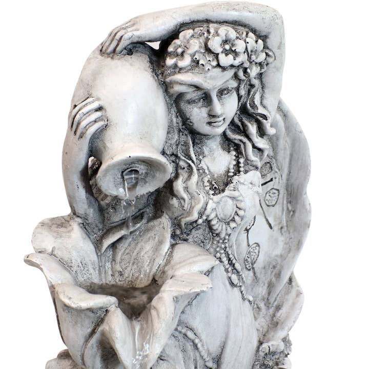 Sunnydaze Decor - Wholesale Outdoor Ornament/Decor - Fairy Flower Solar Water Fountain - 42-Inch