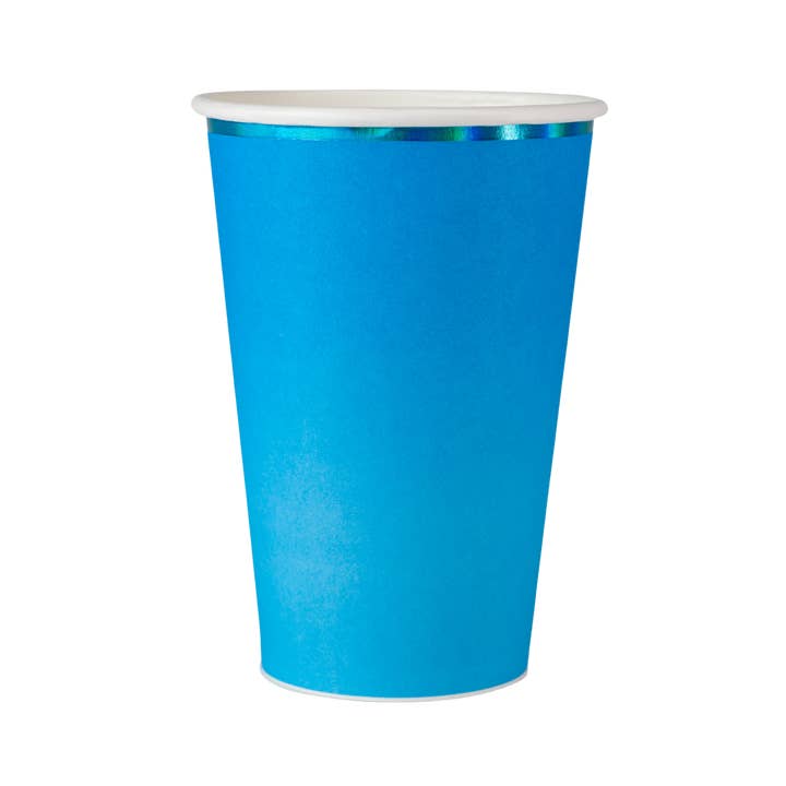 Fiesta Everyday Foil Paper Cup - Blue for wholesale by Casa Fiesta