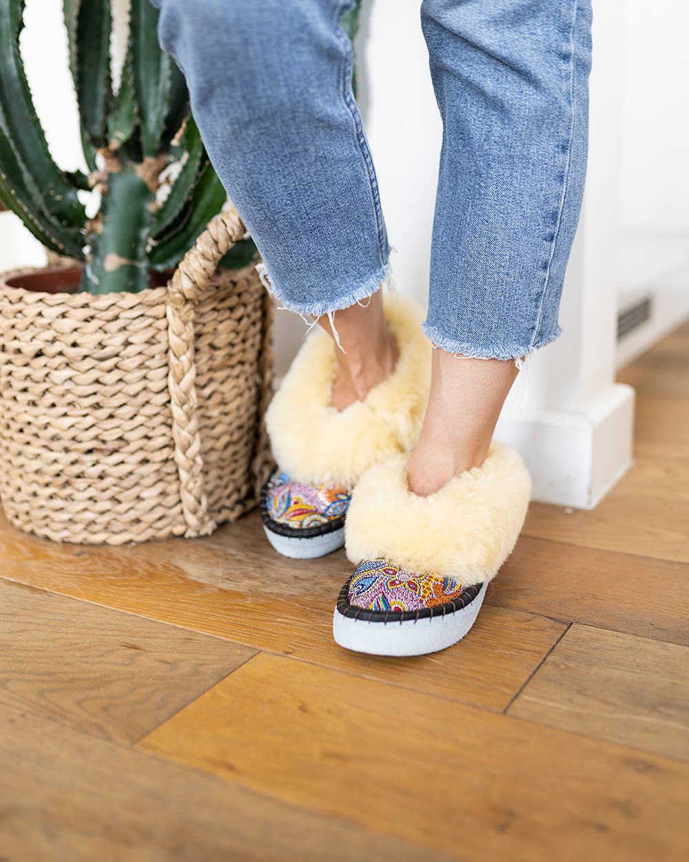 Sheepers - Wholesale Slippers - Women's - Mosaic cream Sheepers slippers1