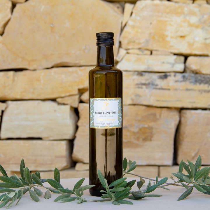 Herbes de Provence olive oil 50cl for wholesale by Trésor d'Olive