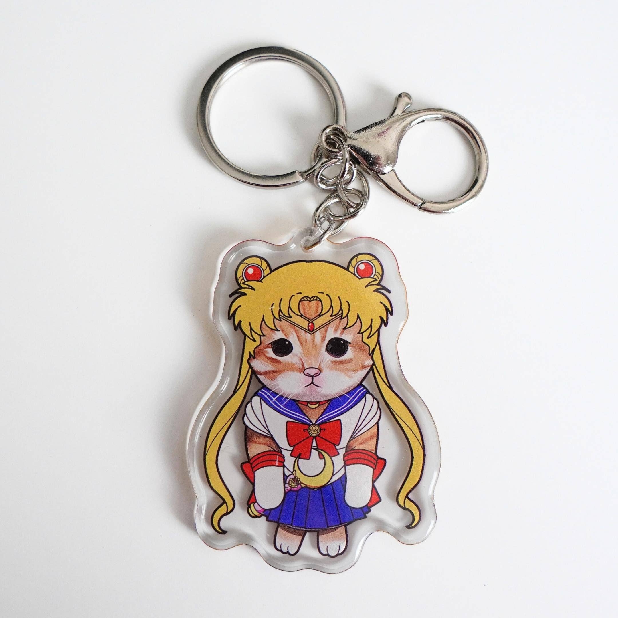 Strawberry Milk Shop - Wholesale Keychain - Unisex - Sailor Moon Cat Keychains6