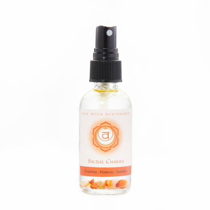 New Moon Beginnings - Wholesale Aromatherapy Mist - Sacral Chakra Spray - Aromatheraphy Crystal Spray