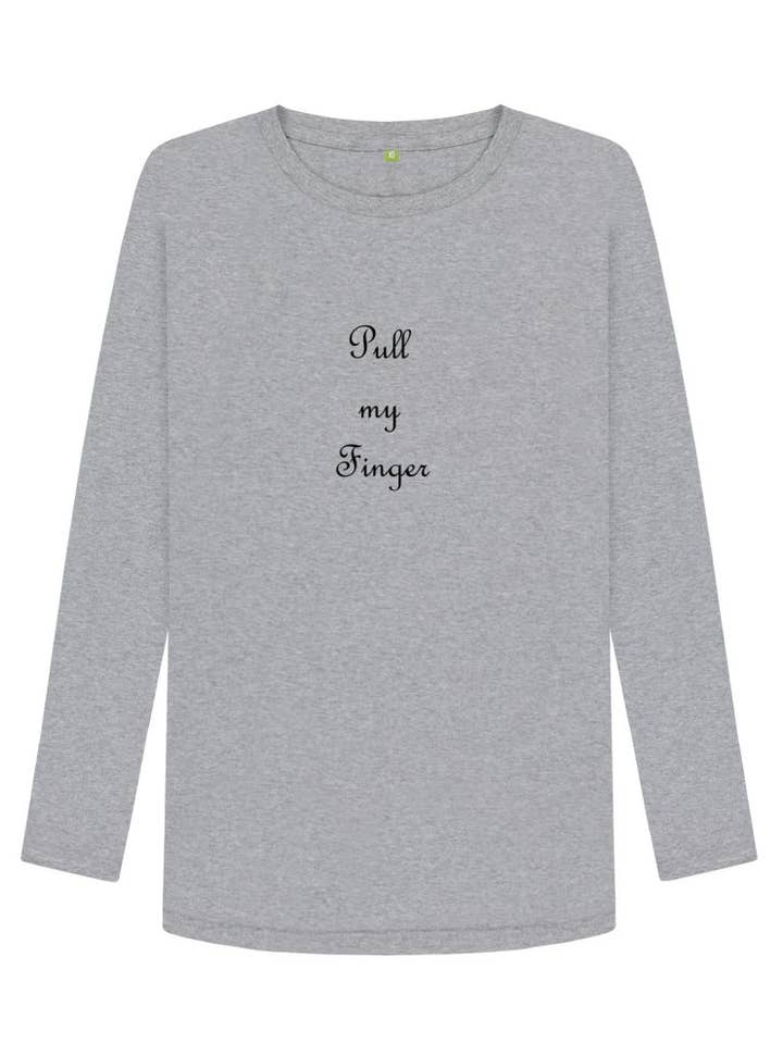 Pull My Finger Long-Sleeve T-Shirt 2 for wholesale by Outlandish Creations