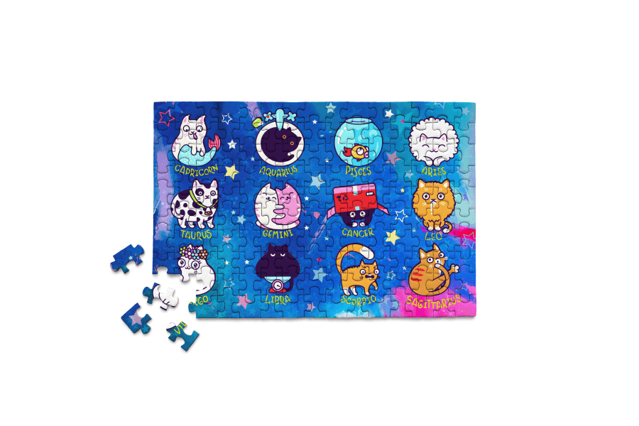 Micro Puzzles - Wholesale Puzzle - Adult - Catstrology - Cat Astrology Crystals tarot puzzle gift3