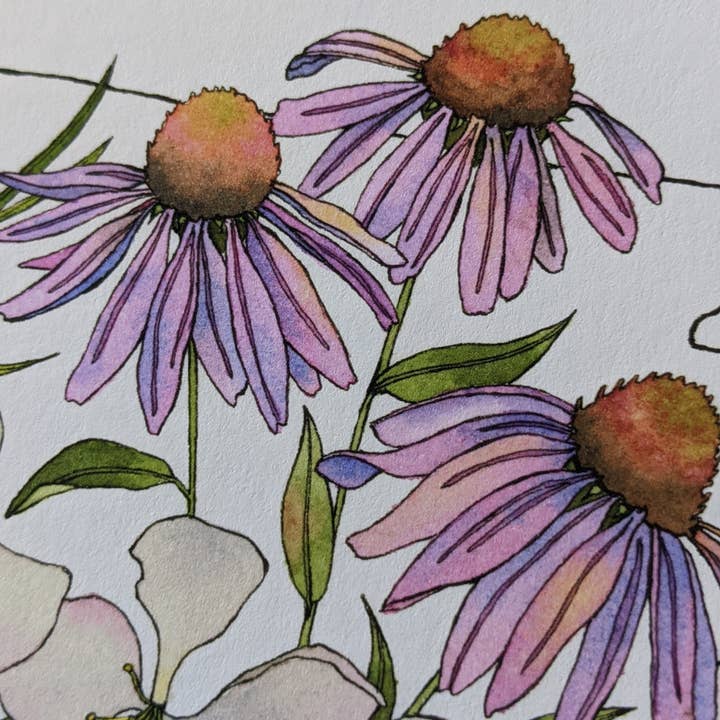 Papermill Creative - Wholesale Stationery/Notecard Set - Arkansas Watercolor Botanicals Notecard4