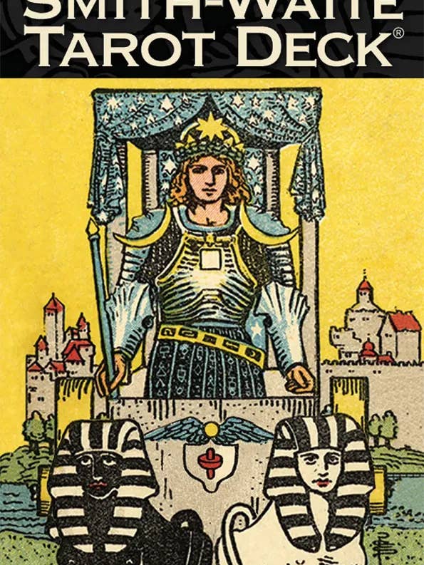 Smith-Waite Tarot Deck Borderless Miniature Edition for wholesale by U.S. Games Systems Inc.
