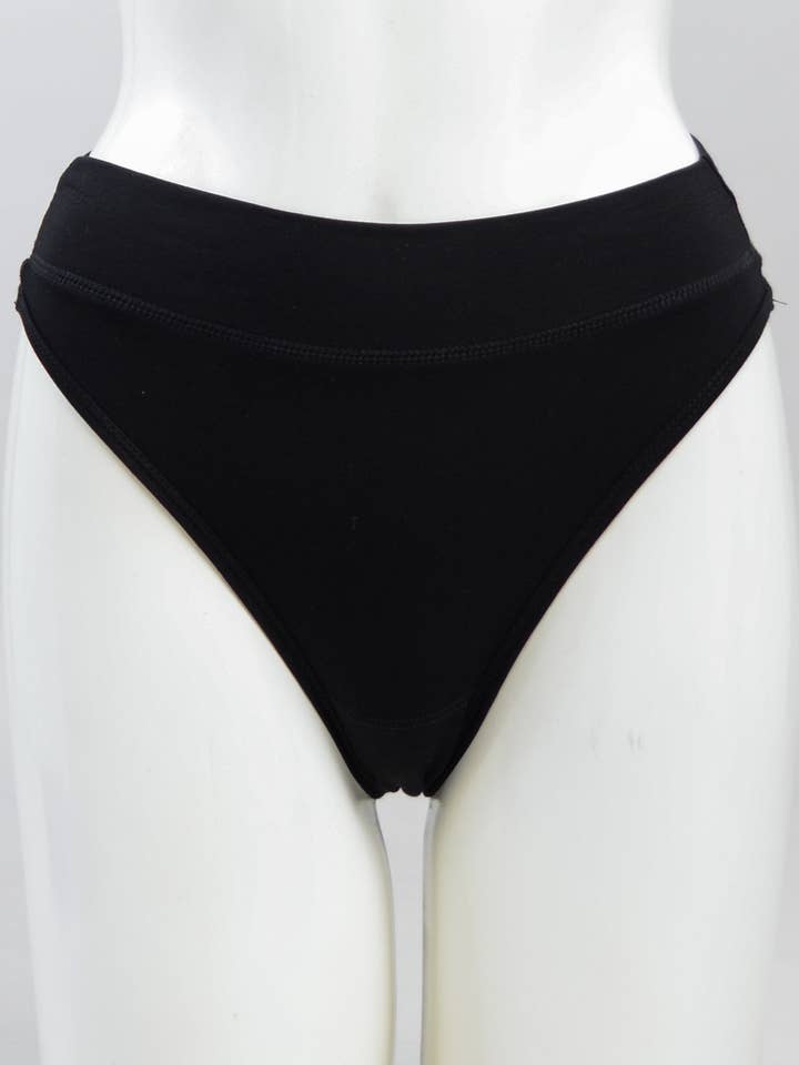 La Thong, Schwarz, Bambus für den Großhandel von Blue Sky Clothing Co LLC