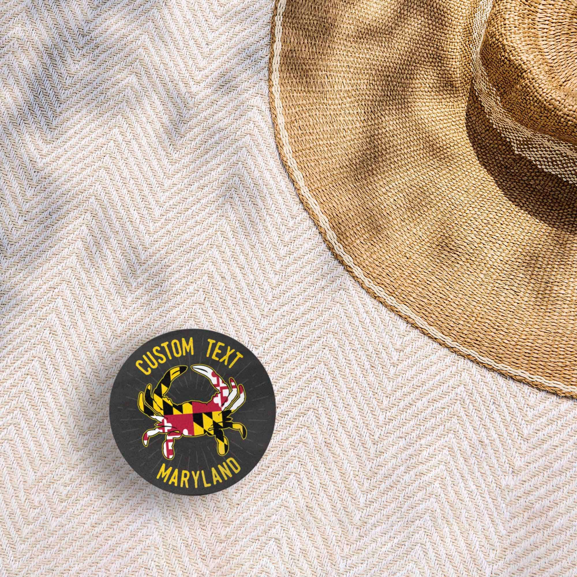 Sentinel Supply - Vendita all'ingrosso Adesivo - Adesivo personalizzato Maryland Crab - Decalcomania Name Drop Chesapeake7