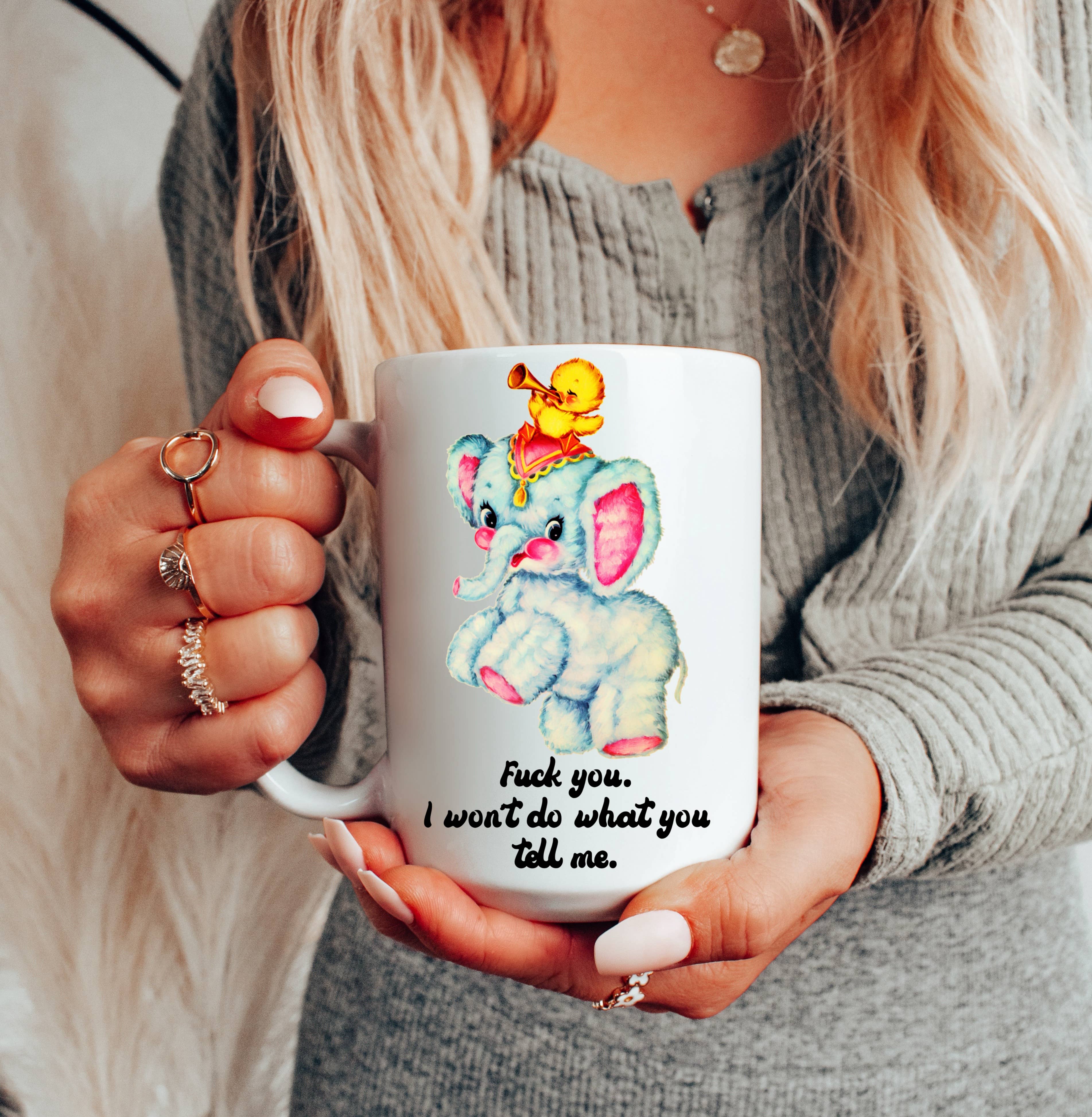 Ace the Pitmatian Co – wholesale Coffee mug – I Won’t Do What You Tell Me Coffee Mug1