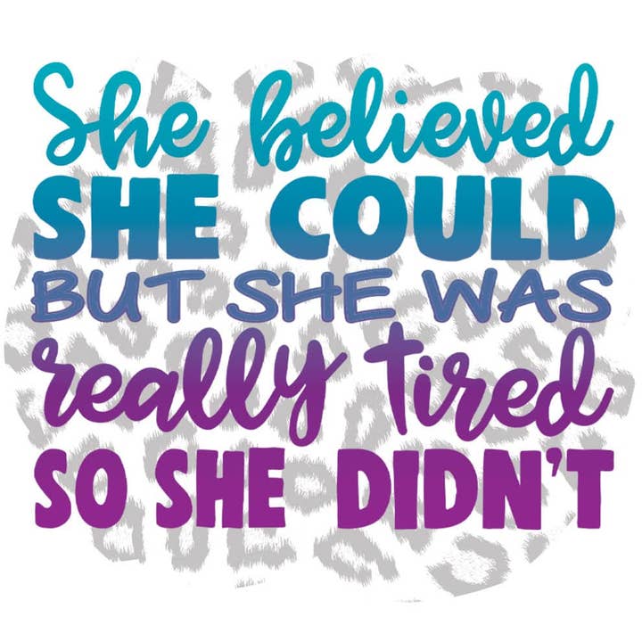 Custom Decor - Wholesale Sticker - Sticker-She Believed