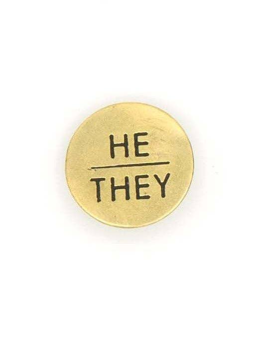 Fair Anita - Wholesale Lapel Pin/Button - Pronoun Pins - Brass4