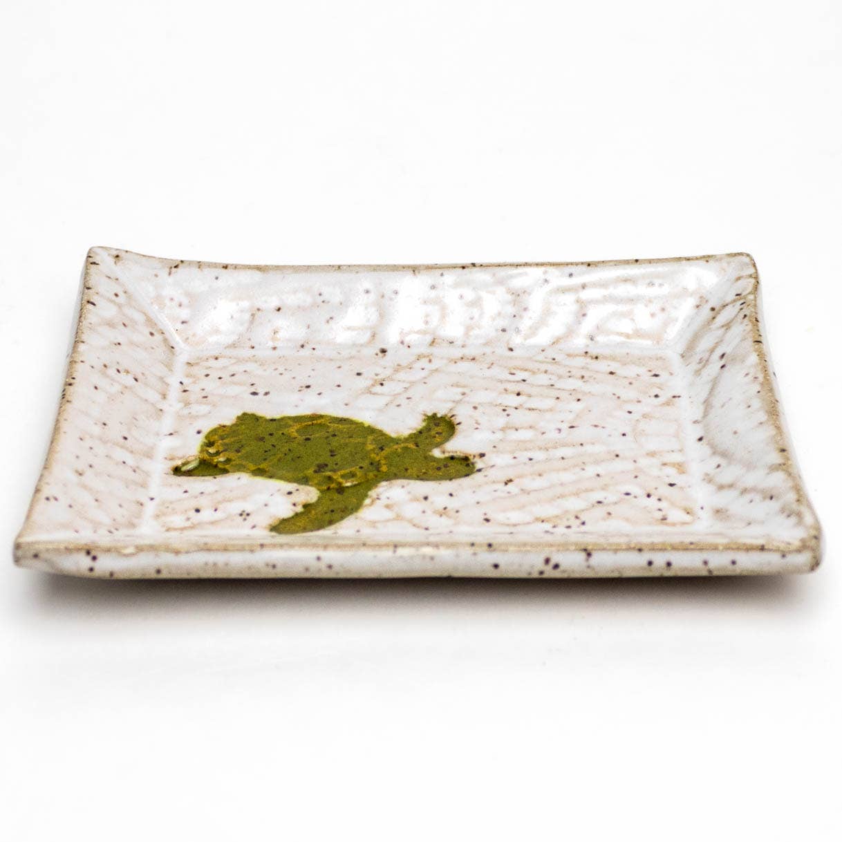 White Squirrel Clayworks - Wholesale Tea Strainer/Infuser - Sea Turtle Handmade Ceramic White Trinket Dish1