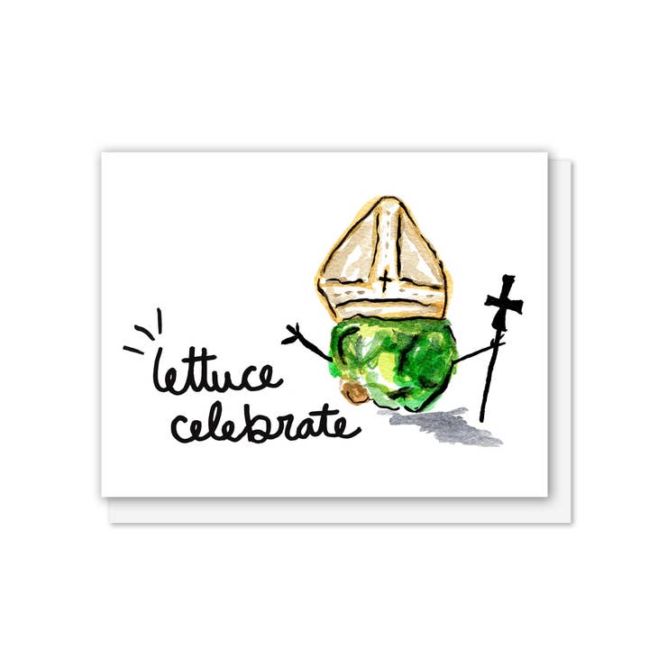 Tiffani Evans Creates - Wholesale Everyday Greeting Card - Lettuce Celebrate Greeting Card1