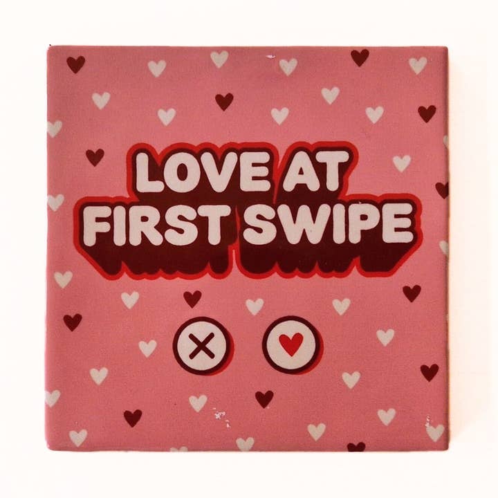 Liefde op het eerste swipe - keramische tegel for wholesale by Artige BV