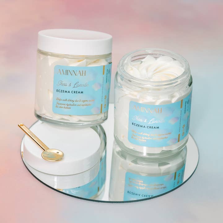 AMINNAH - Wholesale Bath & Body Set - "Eczema" Body Collection | Cream| Serum| Sugar Scrub| Body Oil| Cleanser|11