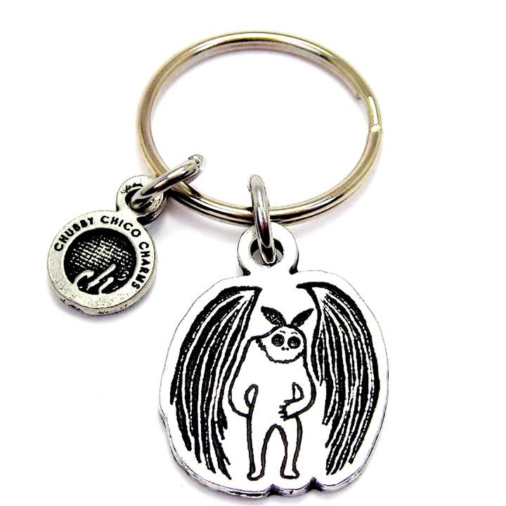 Chubby Chico Charms - Wholesale Keychain - Unisex - Mothman cryptid keyring keychain