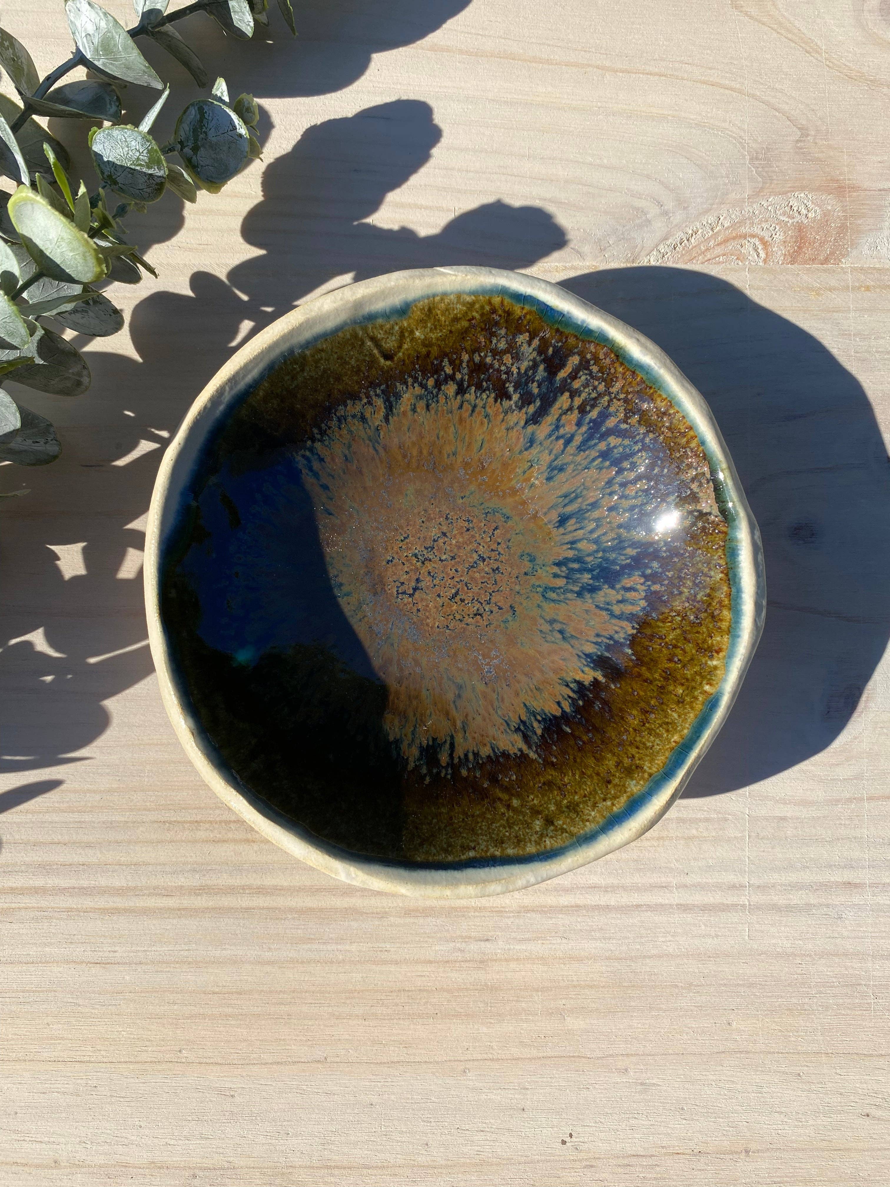 mynt ceramics - Wholesale Bowl - Cereal Bowl in Shades of Blue and Brown | Handmade Ceramics