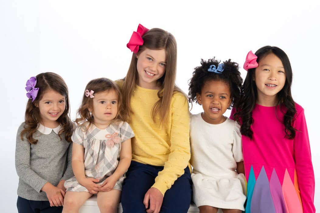 Bows Arts – Engroshandel Hårsløjfe - Børn – Giant (7 i.) Klassisk Grosgrain Bow by Color4