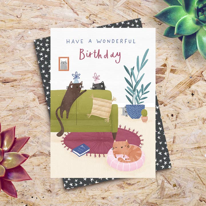 Compleanno - Buon Compleanno Meraviglioso - Biglietto di Auguri per la vendita all'ingrosso da parte di Dandelion Stationery