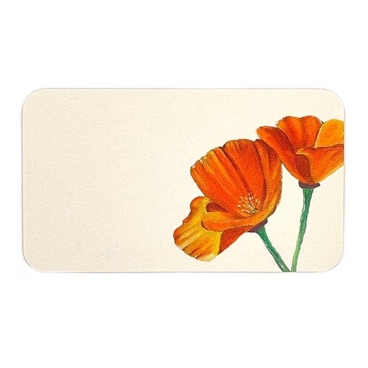 Pawsitive Notes- Poppies (Lunch Box Notes) for wholesale by Woollybear Travels