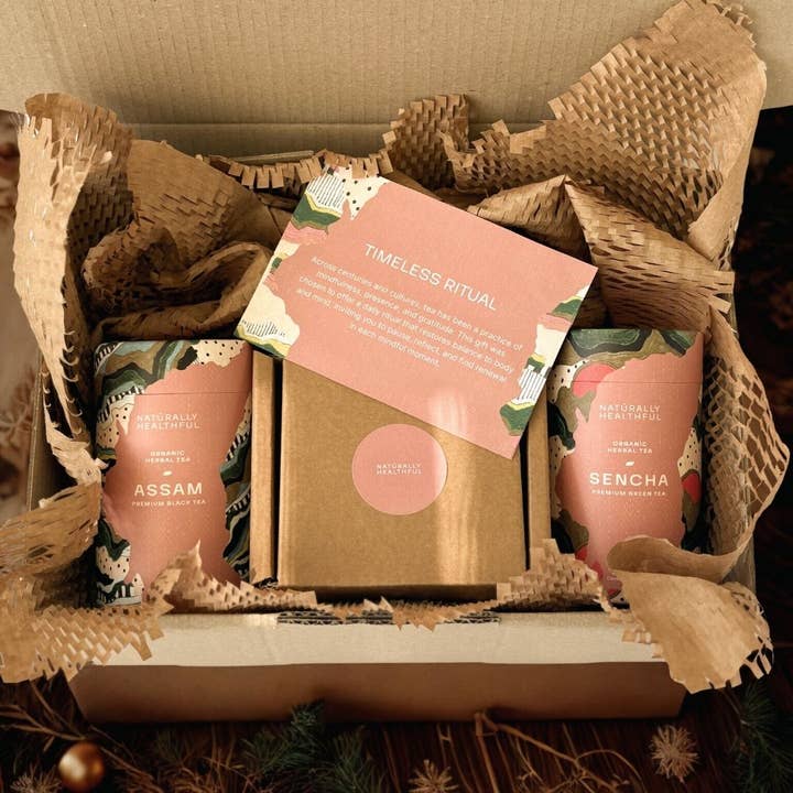 Timeless ritual organic tea gift set for wholesale by Naturally Healthful