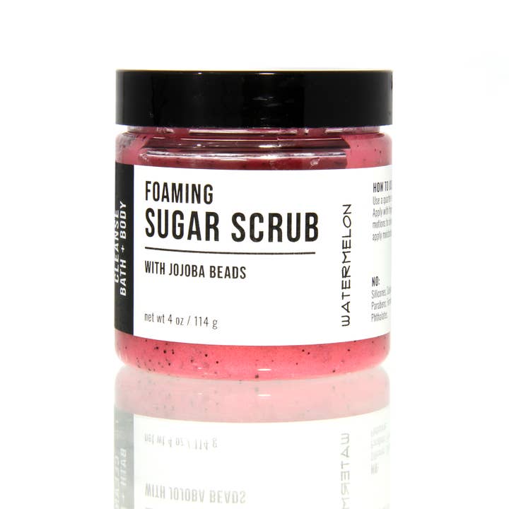 Cleanse Bath and Body - Wholesale Body Scrub/Exfoliant - Foaming Sugar Scrub with Jojoba Beads