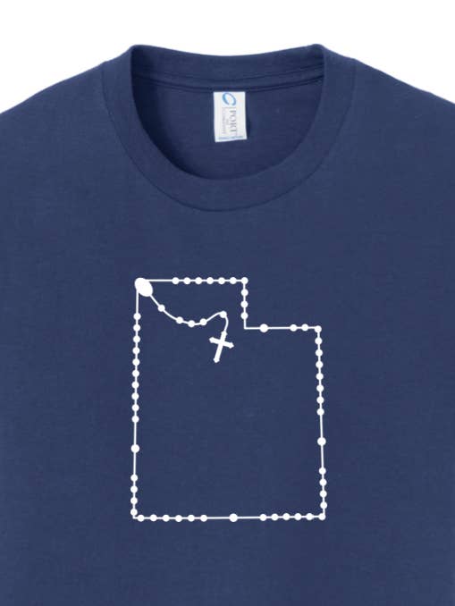 Utah katolsk rosenkrans ungdoms-T-shirt för wholesale av Sock Religious
