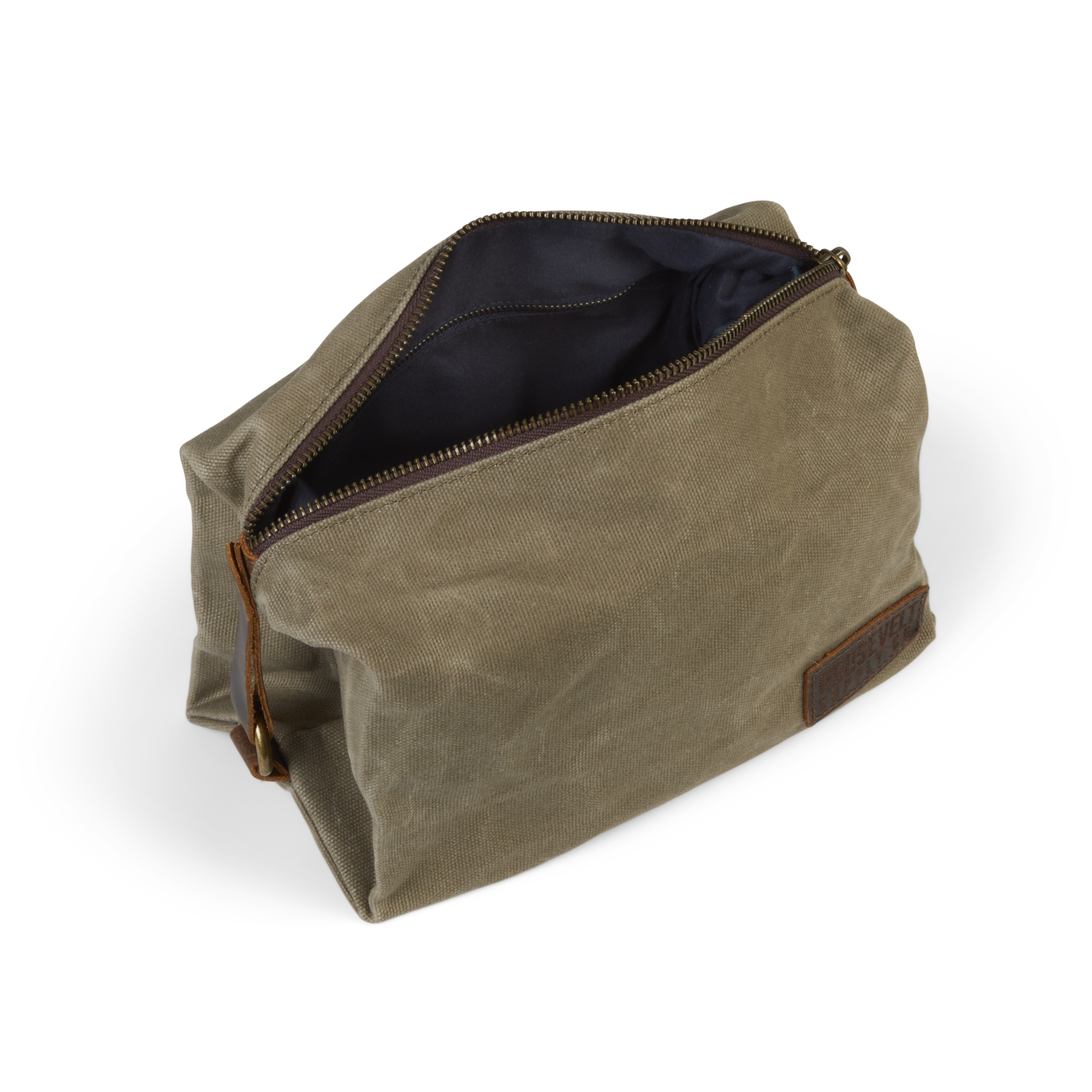 Roosevelt Supply Co. – Bolsa de higiene pessoal - Homem por atacado – Saco de higiene em lona encerada4