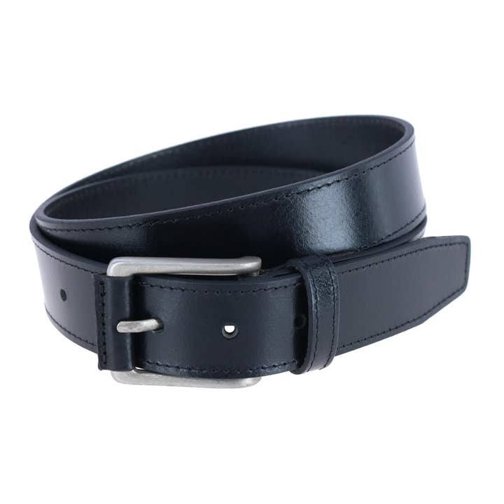 Wyatt 34mm Genuine Leather Casual Jean Belt for wholesale by Trafalgar