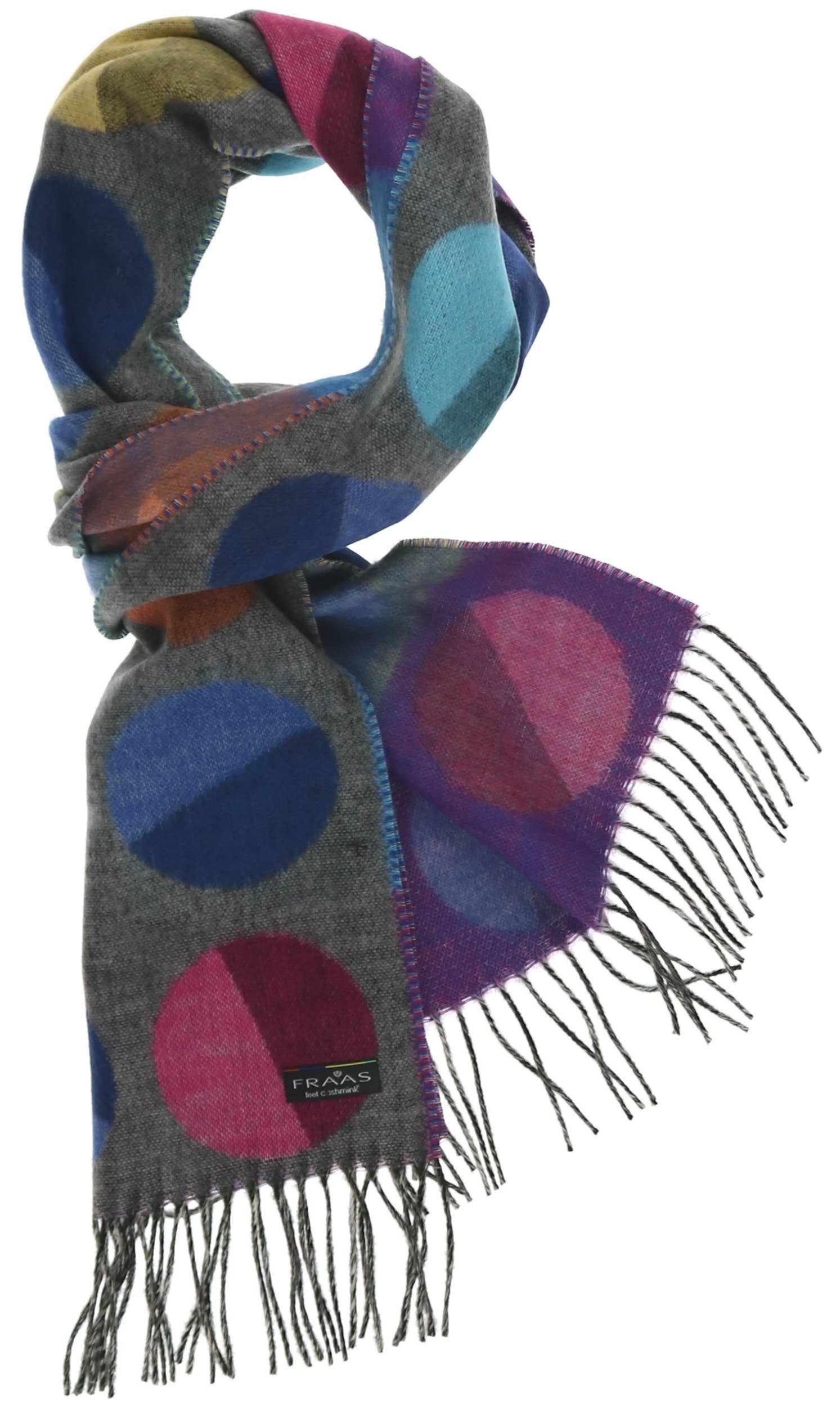 FRAAS - The Scarf Company - Wholesale Scarf - Women's - Divided Dots Oversized Cashmink® Scarf2