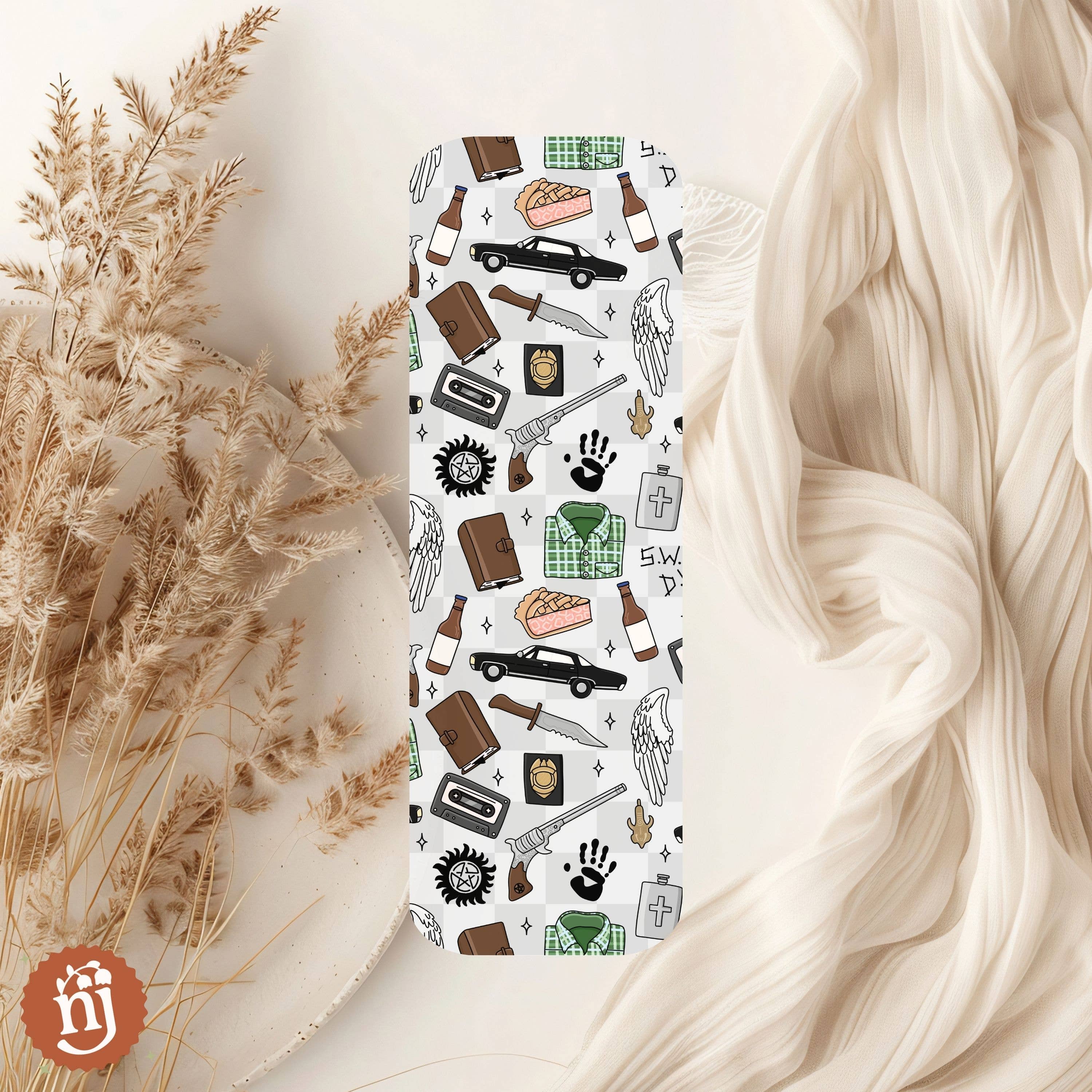 Nearly June Design Co - Wholesale Bladwijzer - Bovennatuurlijke Winchester Broers Geïnspireerde Boekenlegger2