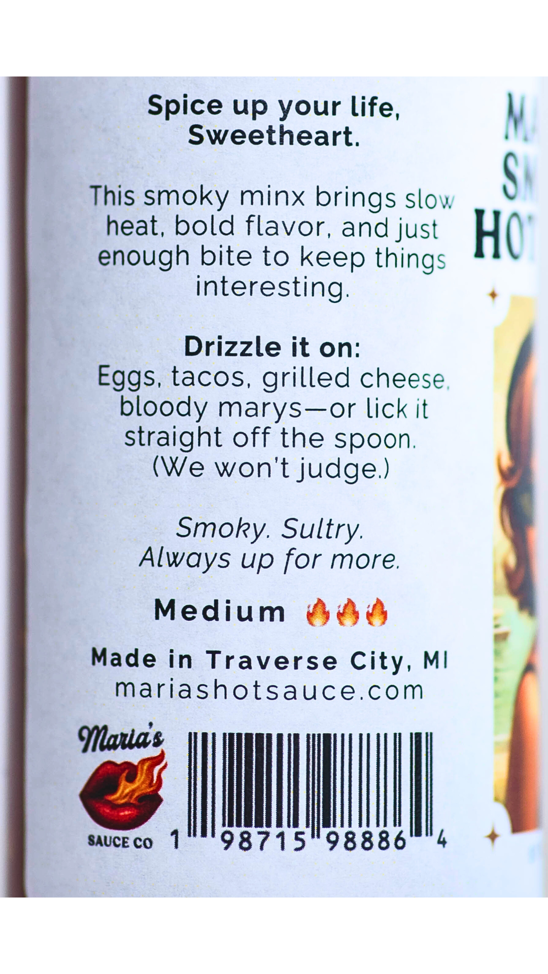 Maria's Sauce Co – Engroshandel Hot sauce – Rygende Hot Sauce1