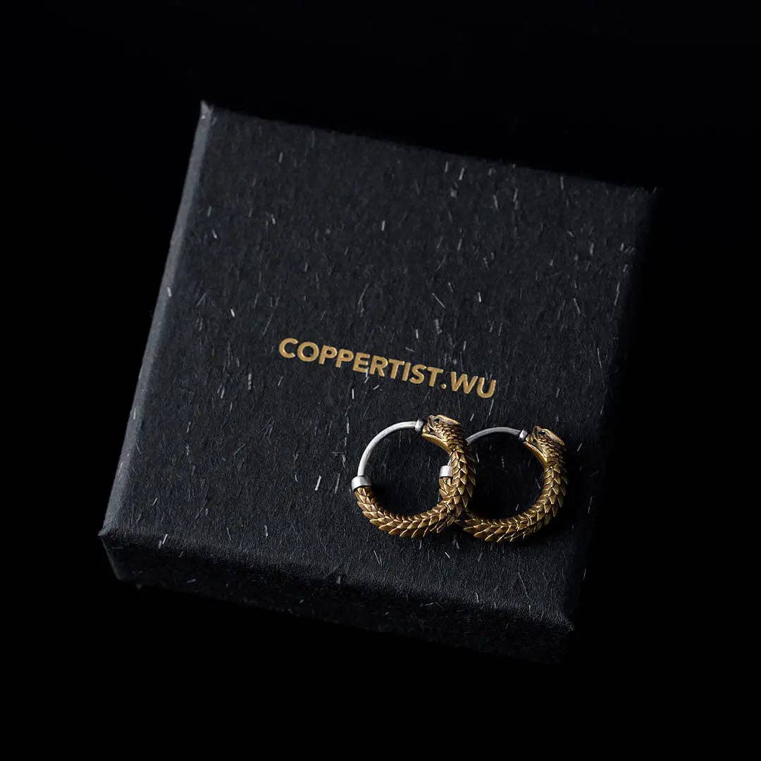 Coppertist.wu - Wholesale Hoop Earrings - Ouroboros Earrings14